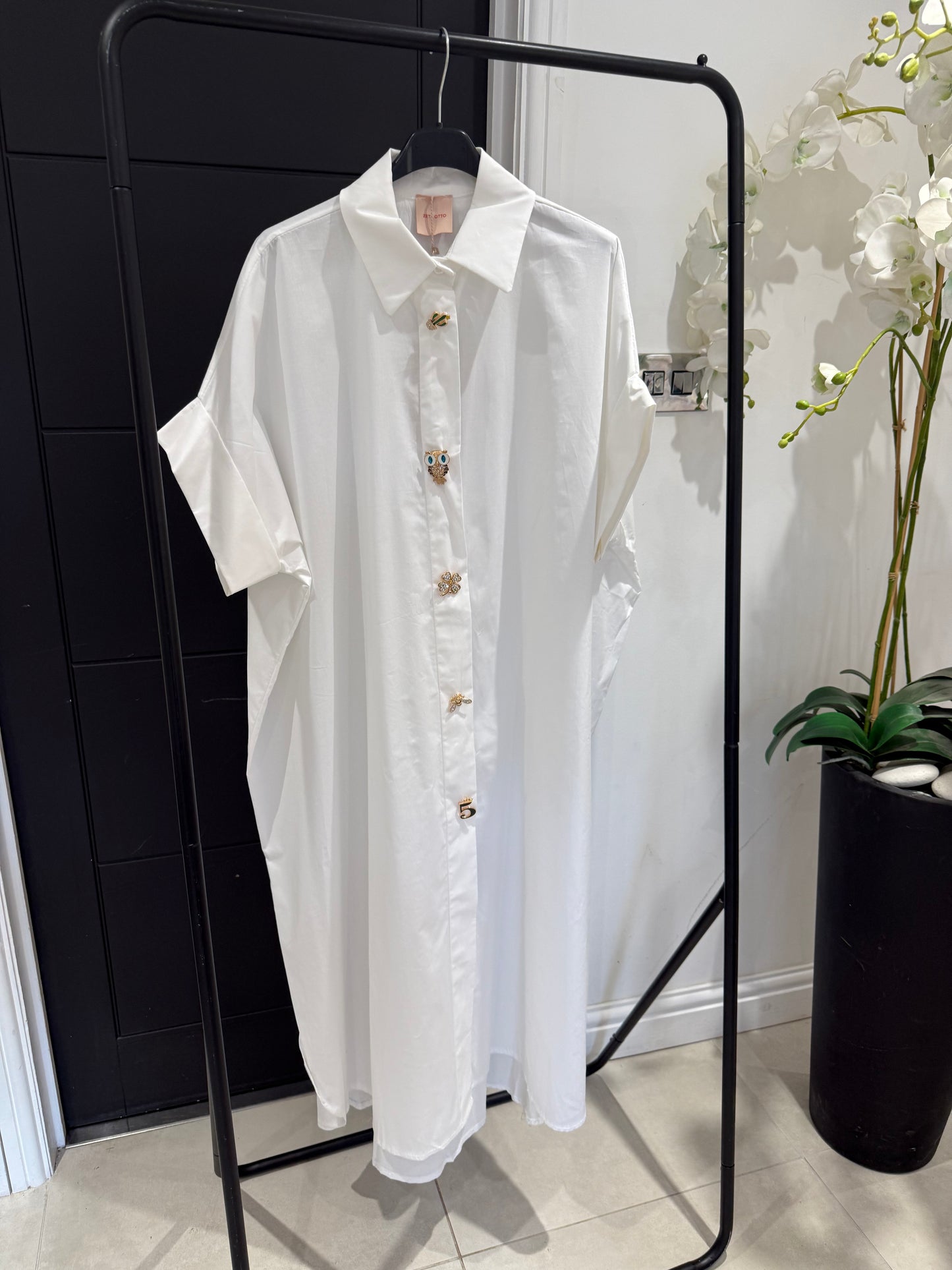 Shirt Dress (removable broaches)