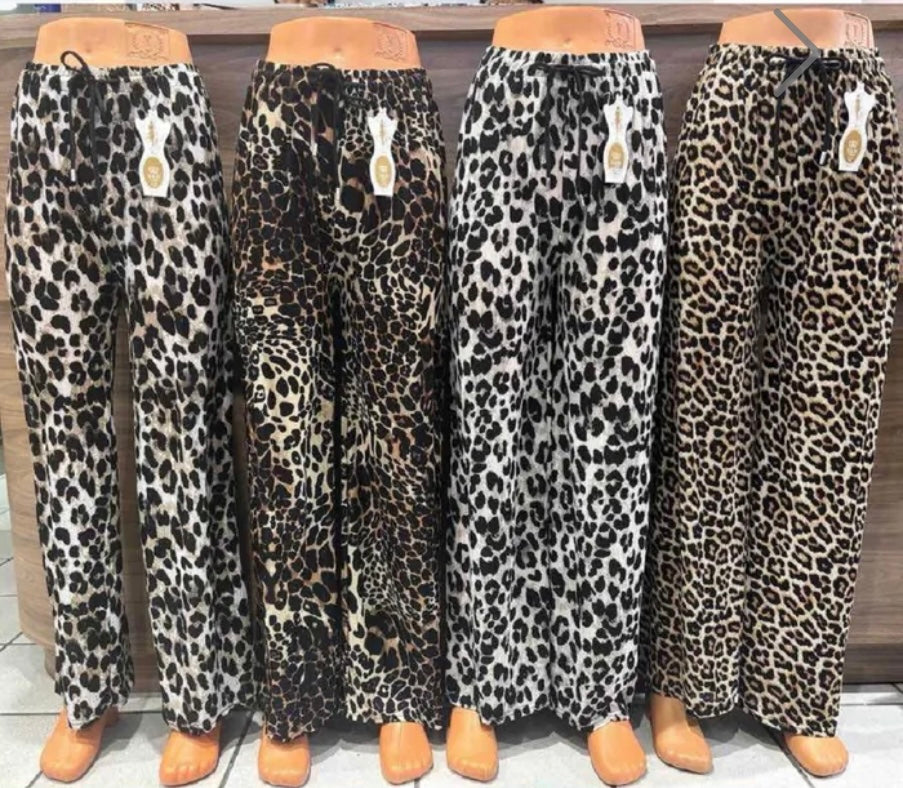Leopard Print Trousers