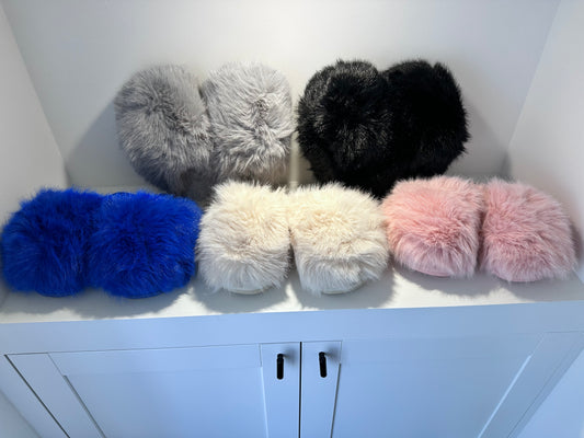 Faux Fur Fluffy Slippers