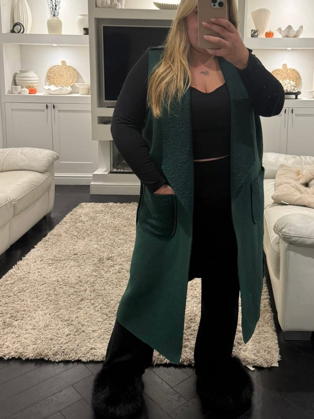 Forest Green waist coat