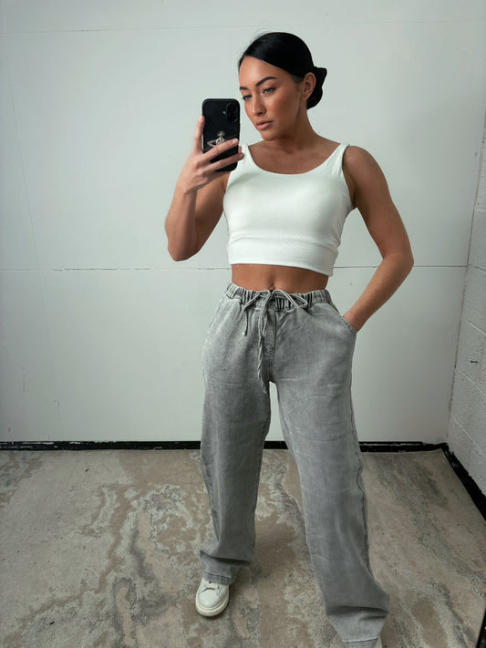 Stretchy Straight Legged  Jeans