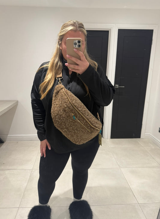 Coffee Oversized Bumbag